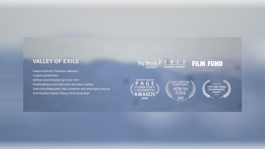 Valley of exhile movie in production